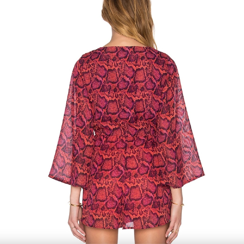 Show Me your MuMu Roxy Romper Popsicle Python Color Size Medium - Picture 3 of 12